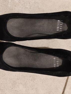 Stuart Weitzman Black Suede Heels